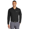 Brivity | Nike Mens Long Sleeve Polo - Image 2