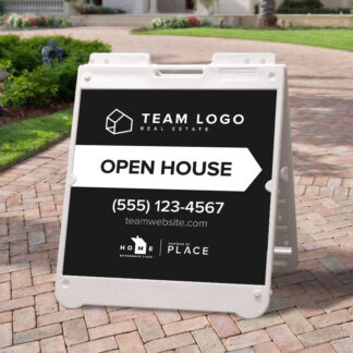 PLACE | Open House Sign A-Frame w/24x24 Durabond Panels